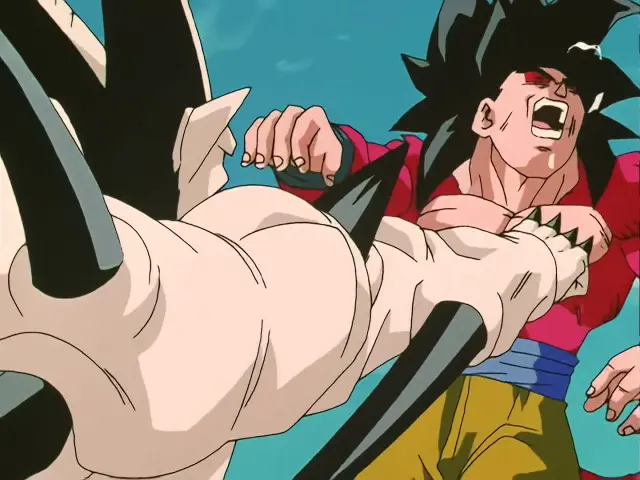 Goku y Vegeta Super Saiyan 4 intentan hacer la Fusión por segunda vez