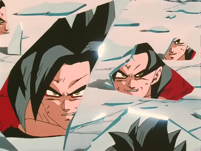 Goku y Vegeta Super Saiyan 4 intentan hacer la Fusión por segunda vez