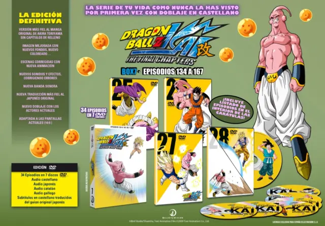 Box 7 de Dragon Ball Z Kai en DVD