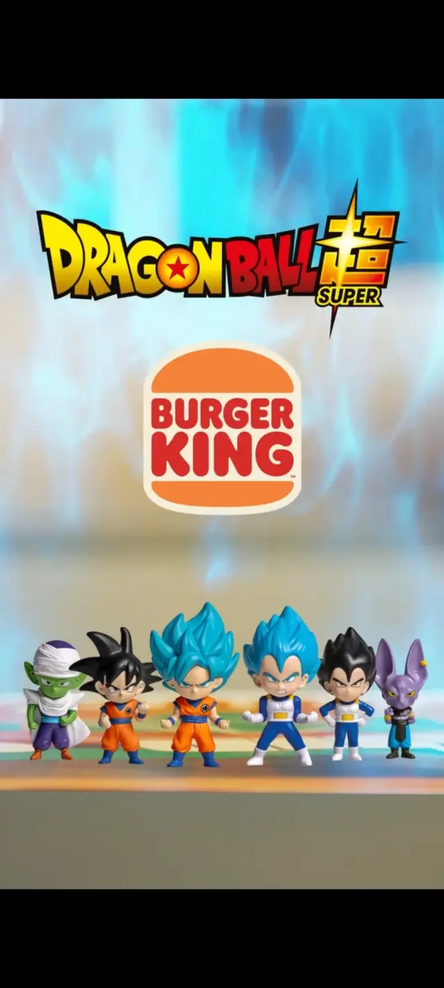 Las nuevas ilustraciones de Dragon Ball Super de Burker King