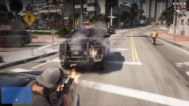 Persecución policial en GTA 6