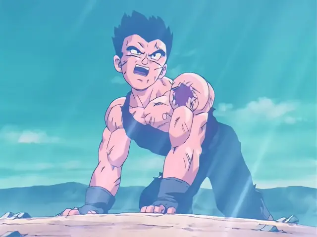 Goku destroza a Ih Shinron con la energía de todo el universo
