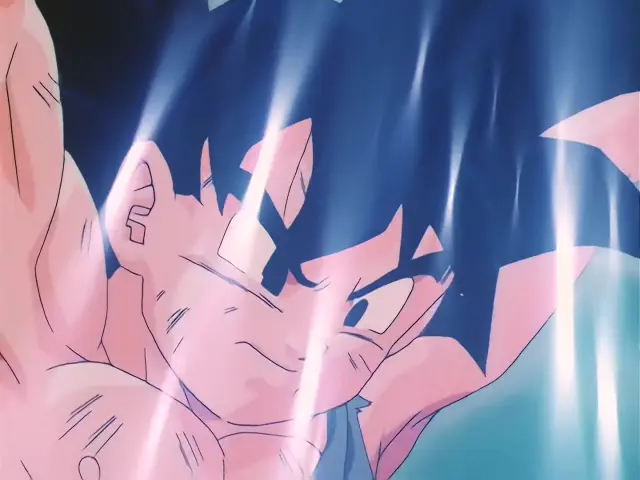 Goku destroza a Ih Shinron con la energía de todo el universo