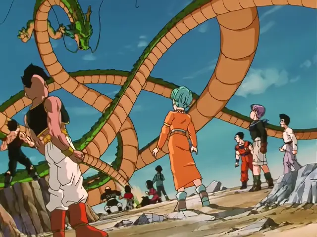 Goku destroza a Ih Shinron con la energía de todo el universo