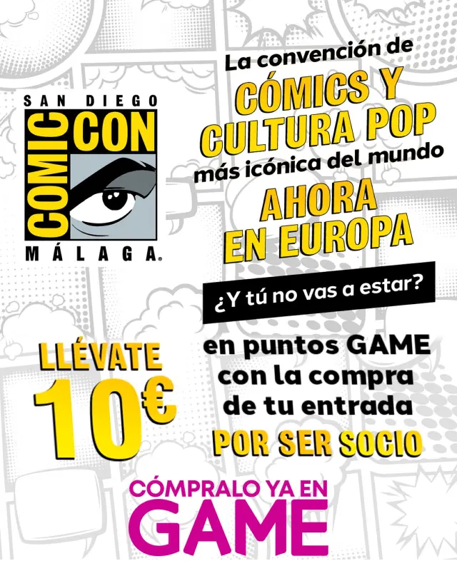 Entradas SDCC 20026 en GAME