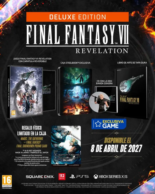 FINAL FANTASY VII REVELATION Deluxe Edition exclusiva GAME