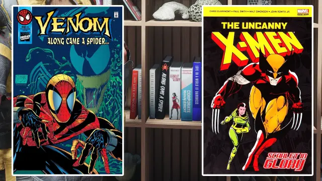 Fíjate bien en los lomos de los libros de Marvel: Lobezno