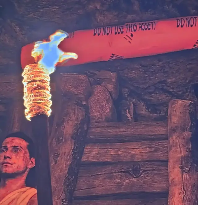 La infame "tubería roja" que se coló por error en la versión inicial de The Blood of Dawnwalker