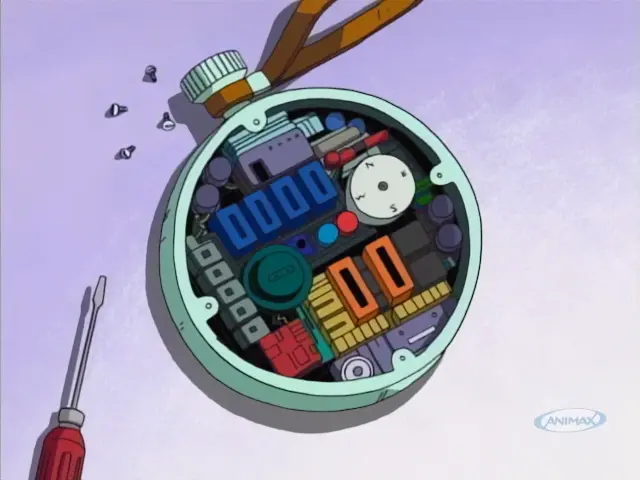 El interior del Radar Dragón de Dragon Ball
