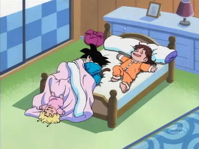 Goku conoce a Senbei Norimaki y los amigos de Arale