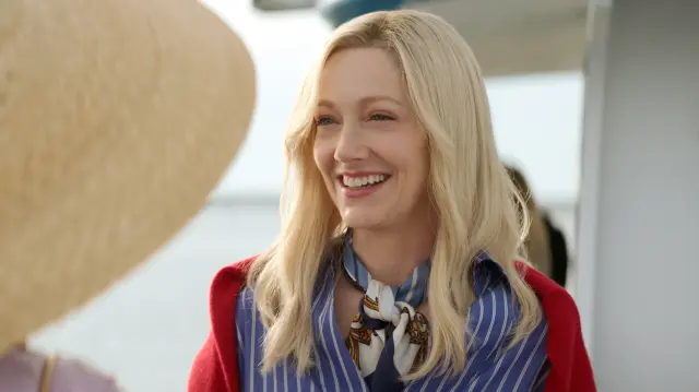THE FIVE STAR WEEKEND -- Pictured: Judy Greer as Electra -- (Photo by: Peacock)