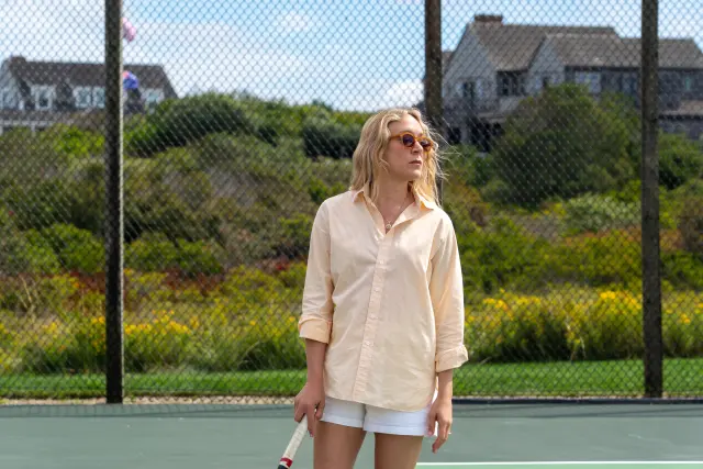 THE FIVE STAR WEEKEND -- Episode 106 -- Pictured: Chloë Sevigny as Tatum -- (Photo by: Seacia Pavao/PEACOCK)