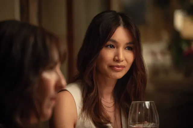 THE FIVE STAR WEEKEND -- Pictured: Gemma Chan as Gigi -- (Photo by: Adam Rose/PEACOCK)