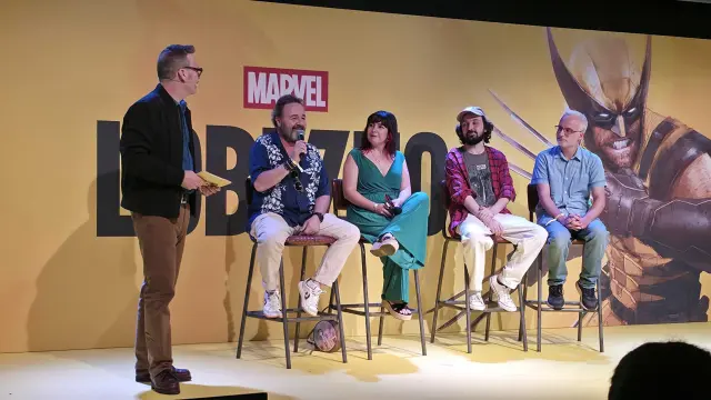 Presentación de Marvel Lobezno en Madrid, con Gabriel Jiménez y Joaquín Reyes