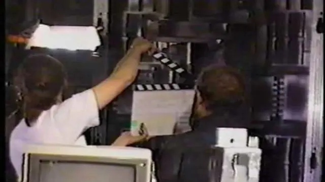 Rodaje de Materia visceral (1997)