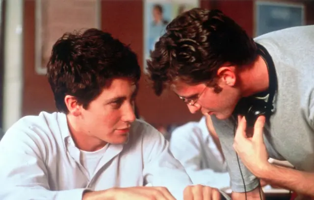 Richard Kelly dirigiendo Donnie Darko (2001)