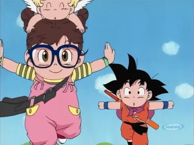 Goku viaja al colegio por primera vez en su vida