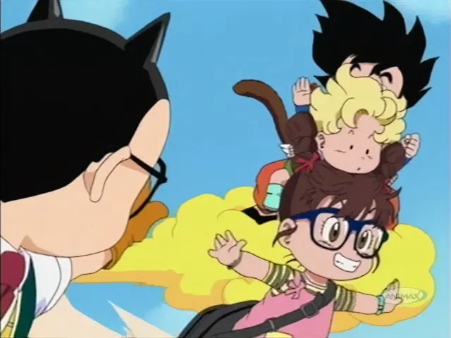 Goku viaja al colegio por primera vez en su vida