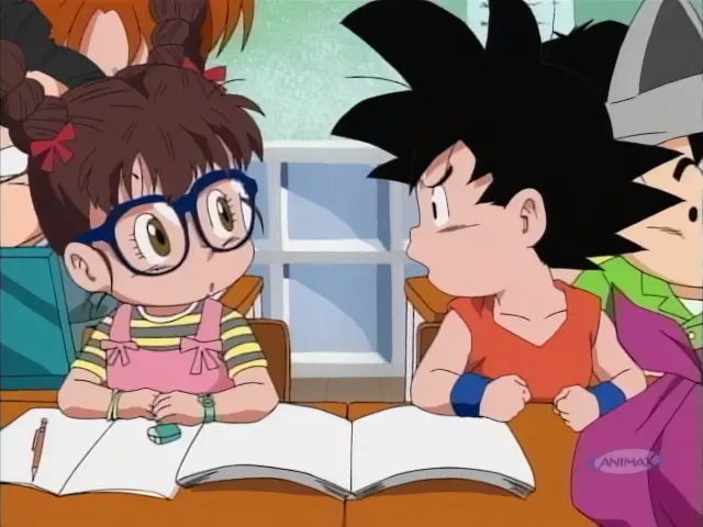 Murasaki se infiltra en el colegio de Arale para robar las Bolas de Dragón