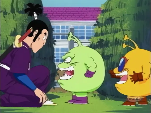 Murasaki se infiltra en el colegio de Arale para robar las Bolas de Dragón