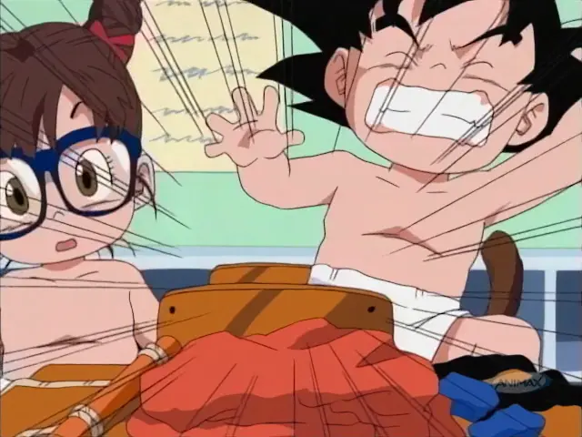 Murasaki se infiltra en el colegio de Arale para robar las Bolas de Dragón