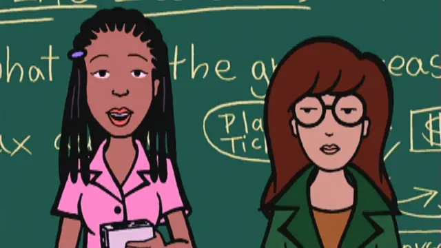 Jodie y Daria en la serie original de MTV