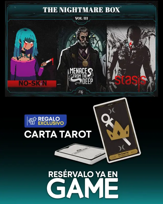 Reserva The Nightmare Box Vol. 3 en GAME con carta de tarot exclusiva