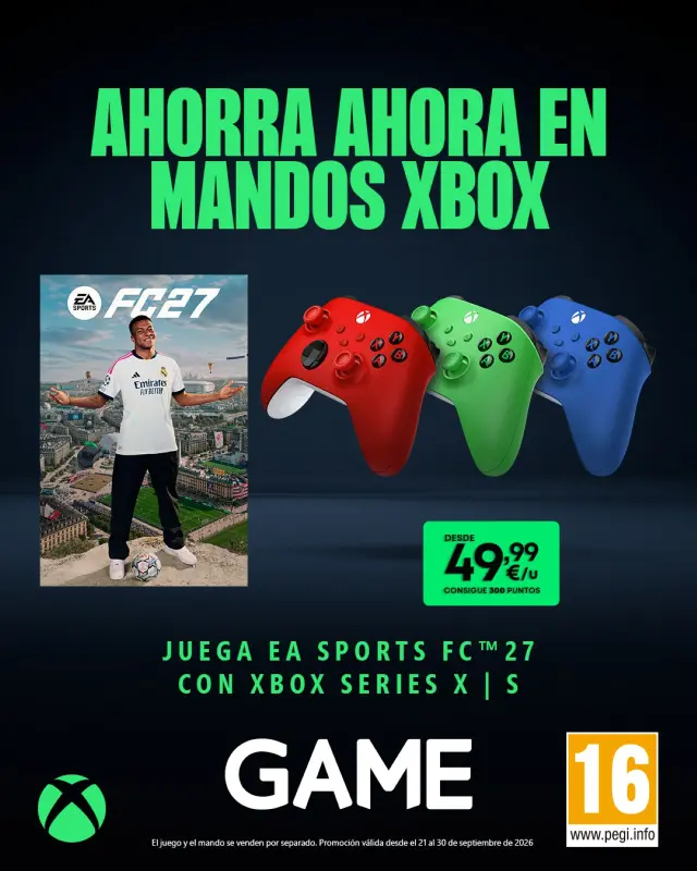 EA Sports FC 27 mandos Xbox en GAME