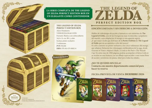 La edición exclusiva del manga de The Legend of Zelda en España
