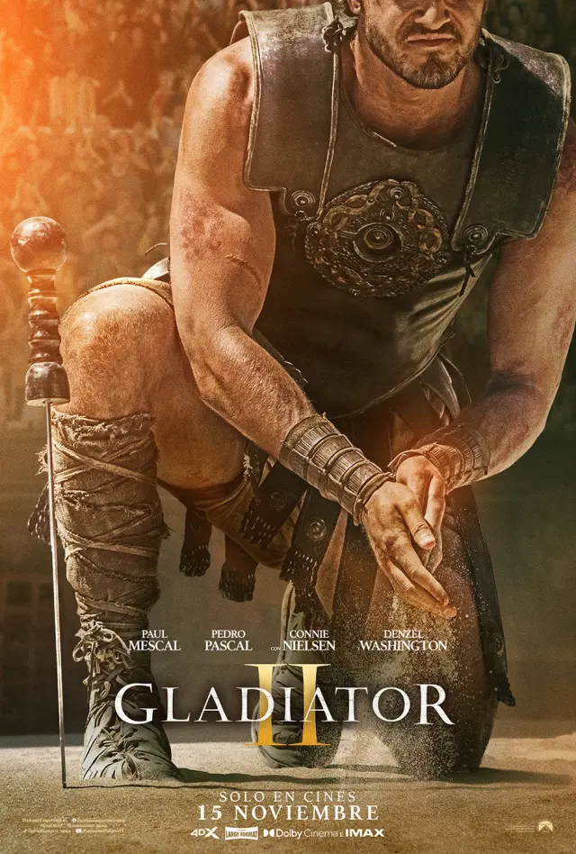 Póster de cine de Gladiator II