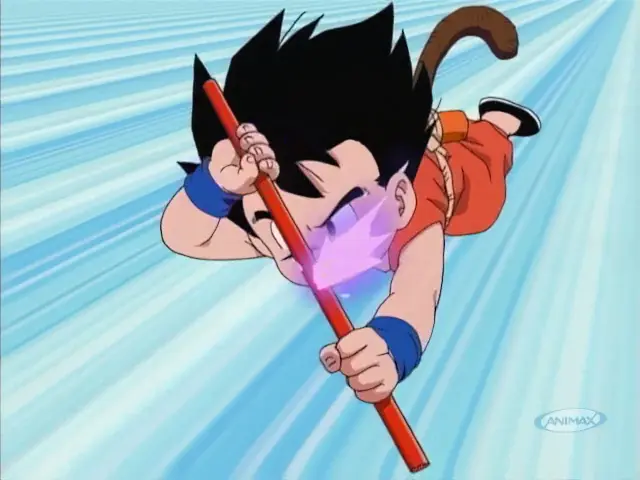 Los soldados de la Red Ribbon acorralan a Goku y Arale