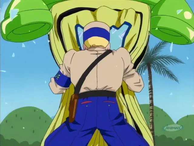 El General Blue vence a Goku con su técnica de parálisis