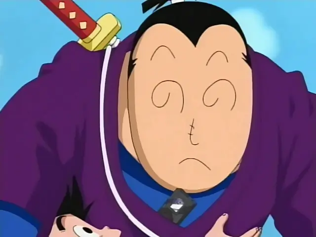 Goku y Arale irrumpen en el dirigible de la Red Ribbon