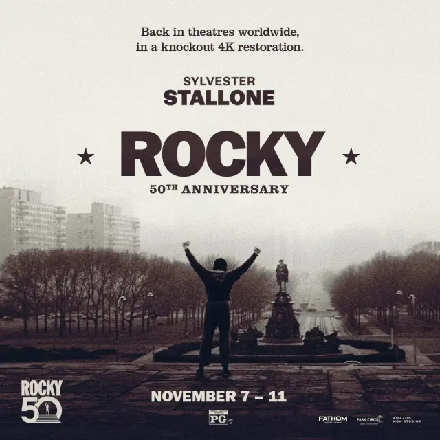 Póster del 50 aniversario de Rocky