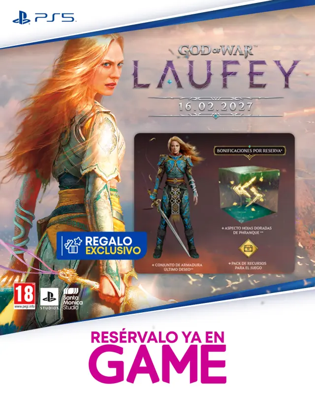 Reserva God of War Laufey en GAME y consigue un DLC exclusivo de regalo