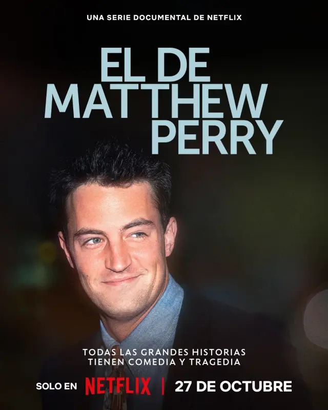 Póster de la docuserie El de Matthew Perry
