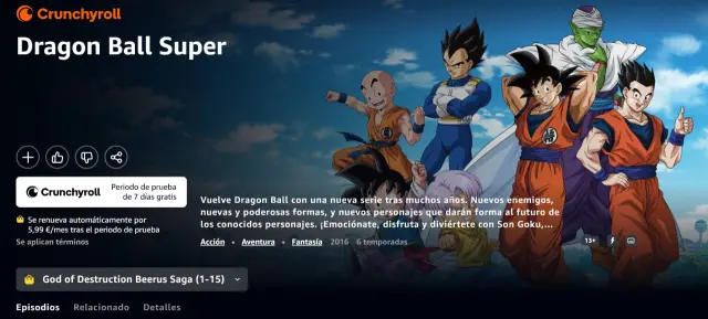 Los 14 canales de streaming para ver todas las series de Dragon Ball