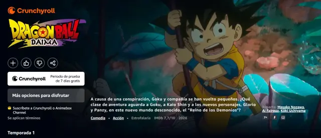 Los 14 canales de streaming para ver todas las series de Dragon Ball