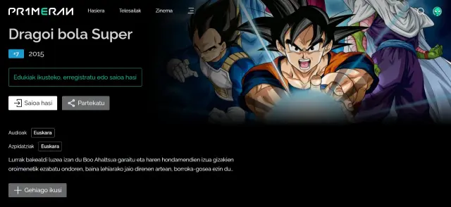 Los 14 canales de streaming para ver todas las series de Dragon Ball