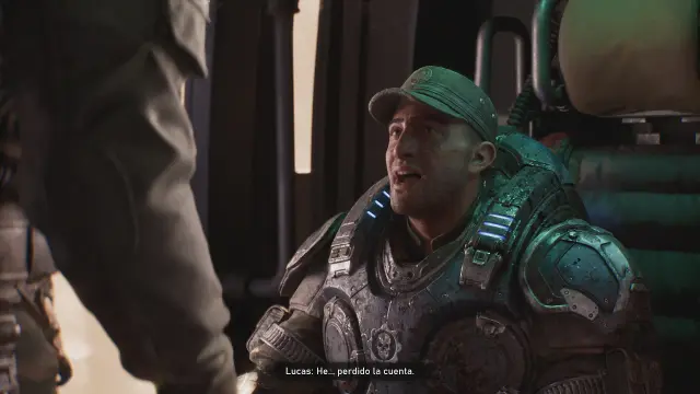 Lucas, el novato de Gears of War E-Day