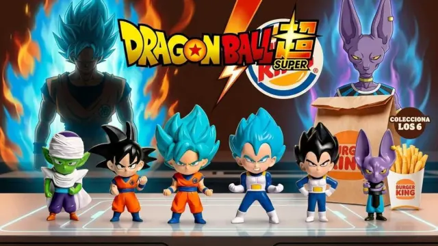 Colección de figuras de Dragon Ball Super en Burger King