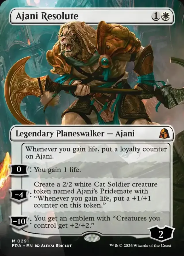 Magic Realidad Fracturada Ajani Resolute