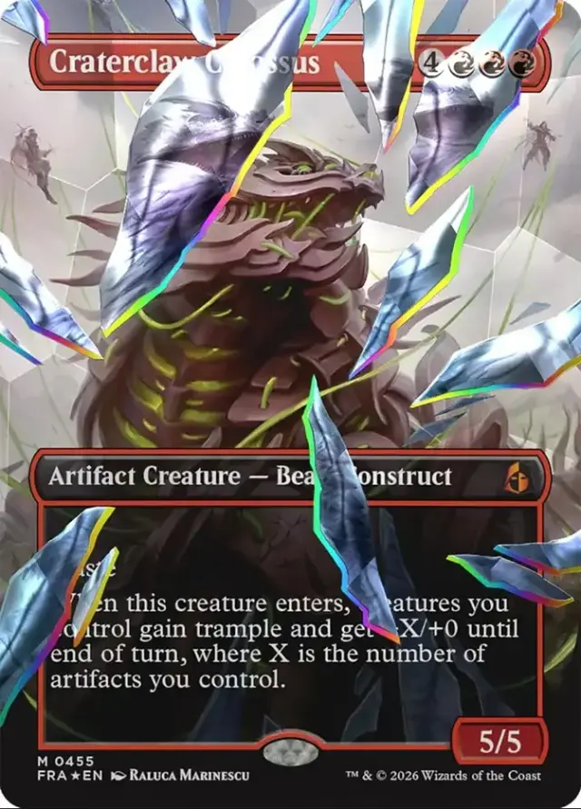 Magic Realidad Fracturada Craterclaw Colossus