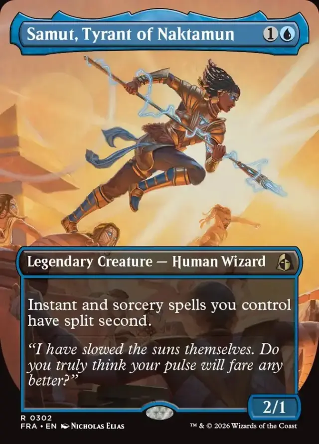 Magic Realidad Fracturada Samut Tyrant of Naktamun