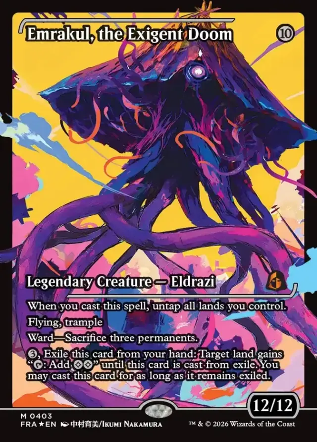 Magic Realidad Fracturada Emrakul the Exigent Doom