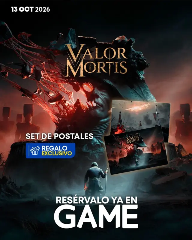 Reserva Valor Mortis en GAME y llévate un set de postales como regalo exclusivo