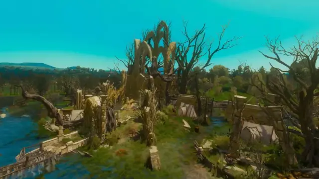 Ruinas del Palacio de Arthach en The Witcher 3 Remastered