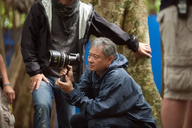 Ang Lee rodando La vida de Pi (2012)