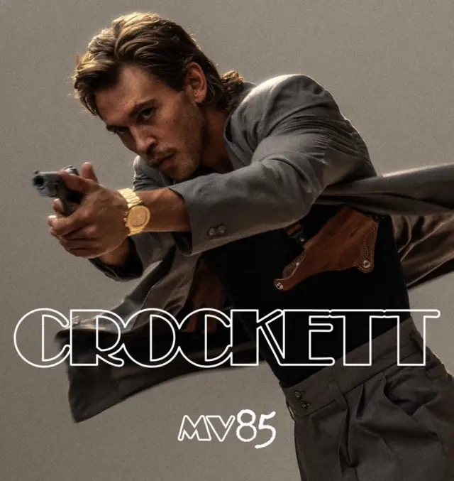 Póster de Miami Vice '85 con Austin Butler como Sonny Crockett