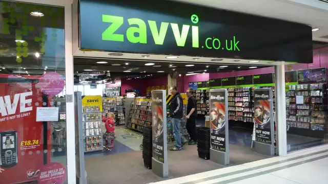 Tienda física de Zavvi en Reino Unido